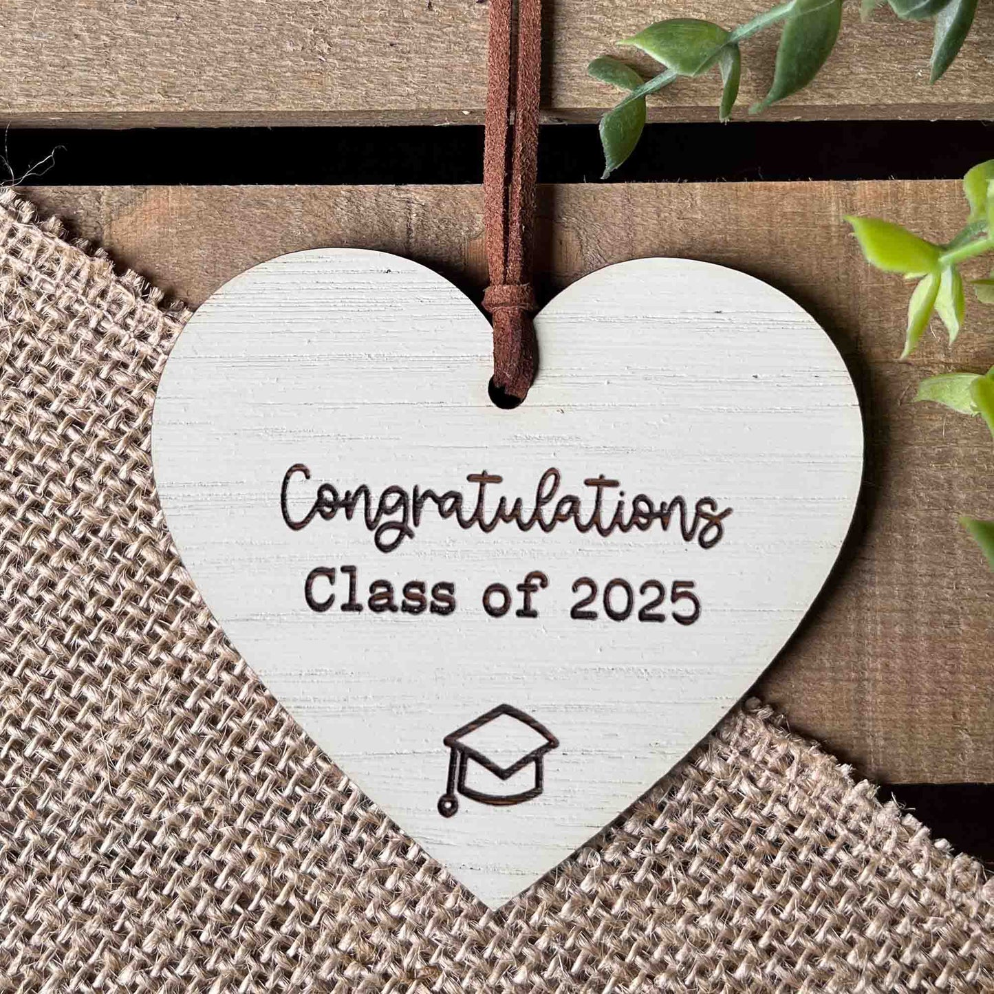 Congratulations Class Of 2025 Message Heart Gift