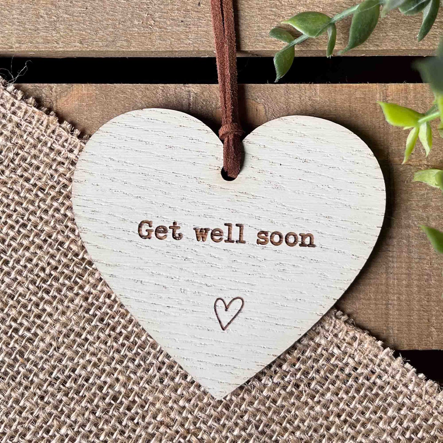 Get Well Soon Heart Gift Tag