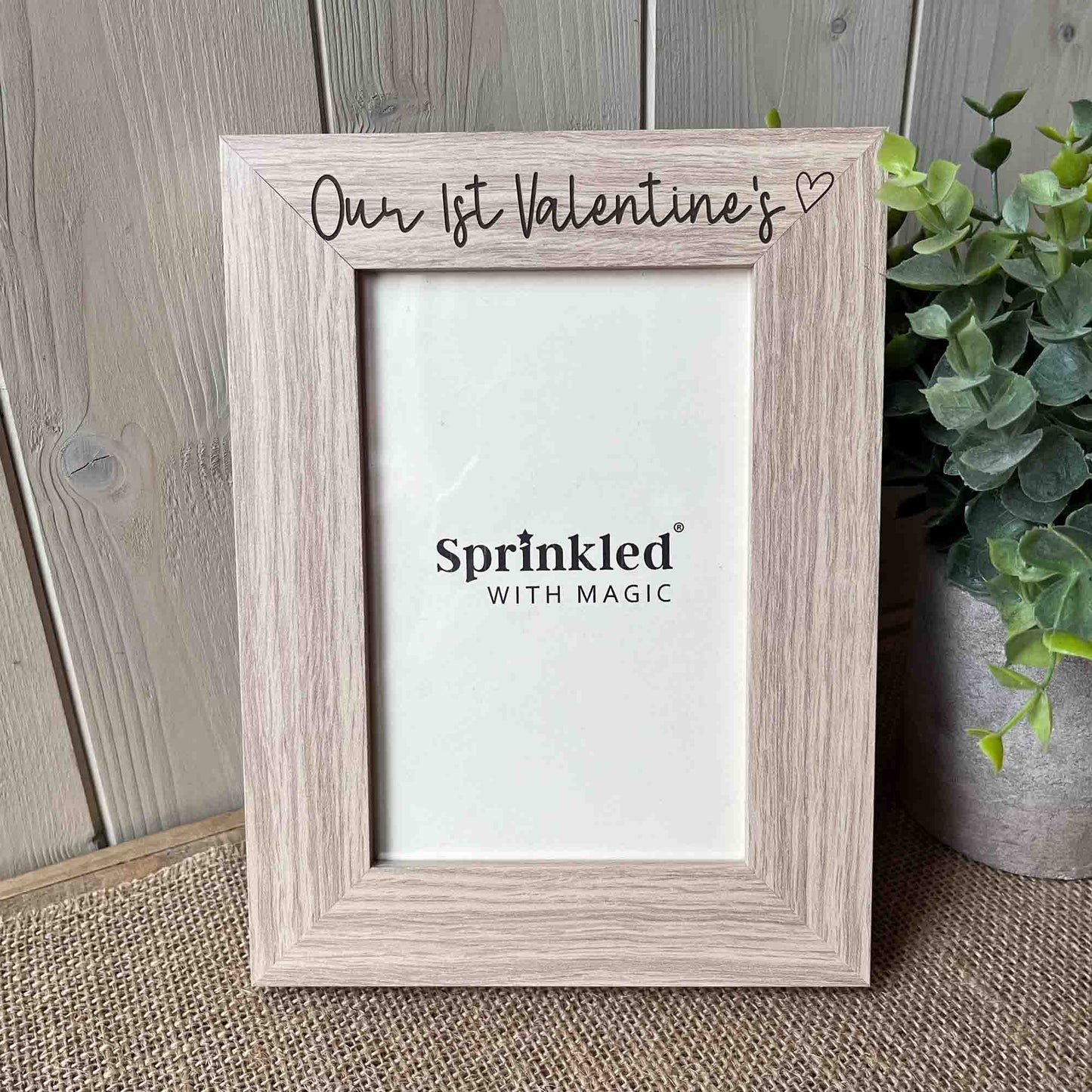Our 1st Valentine's Photo Frame