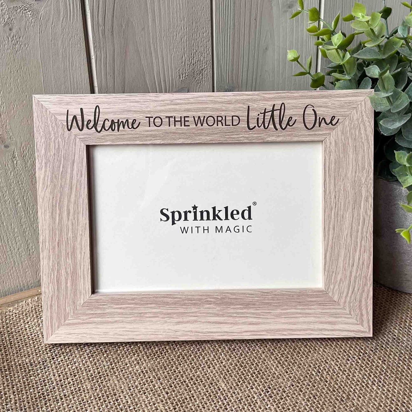 Welcome To The World Photo Frame