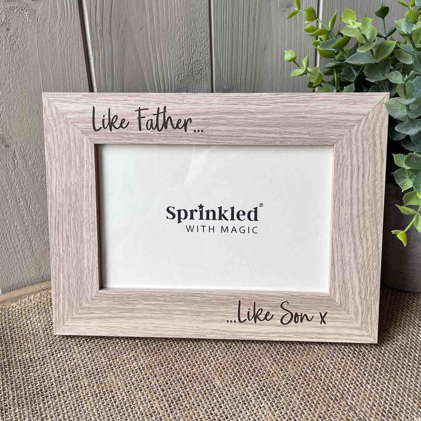 Like Father, Like Son Photo Frame