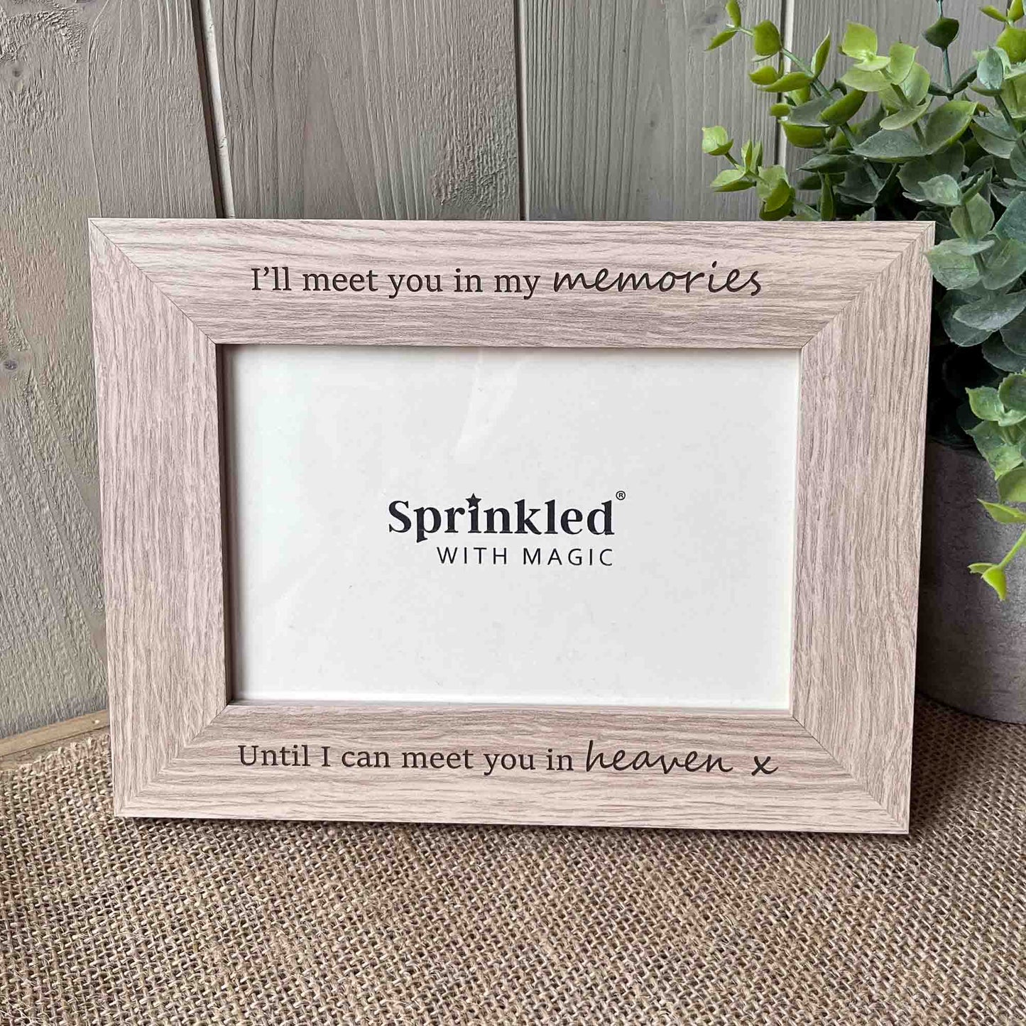 Memorial Photo Frame - I'll Meet You In My Memories