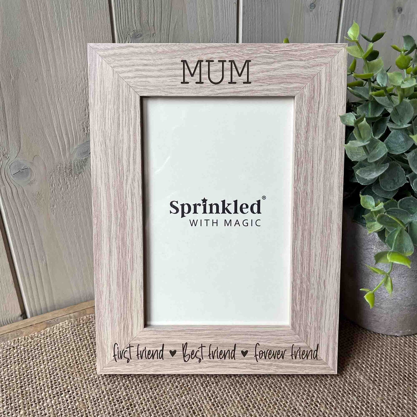 Mum, Mom, Mam, Maw... First Friend, Best Friend Photo Frame