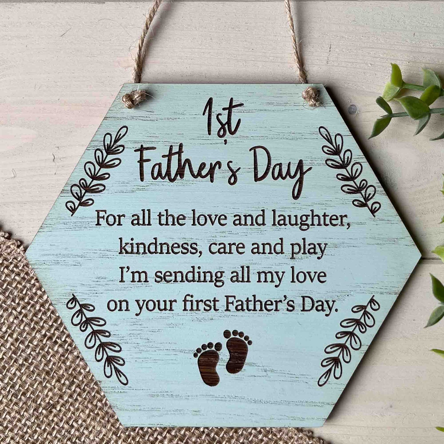 1st First Father’s Day Sign