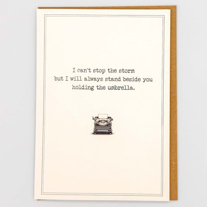 I Can't Stop The Storm Card