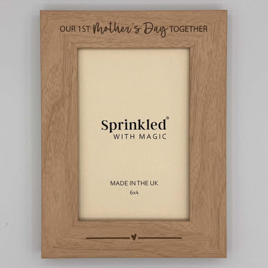 Our 1st Mother's Day Together Photo Frame