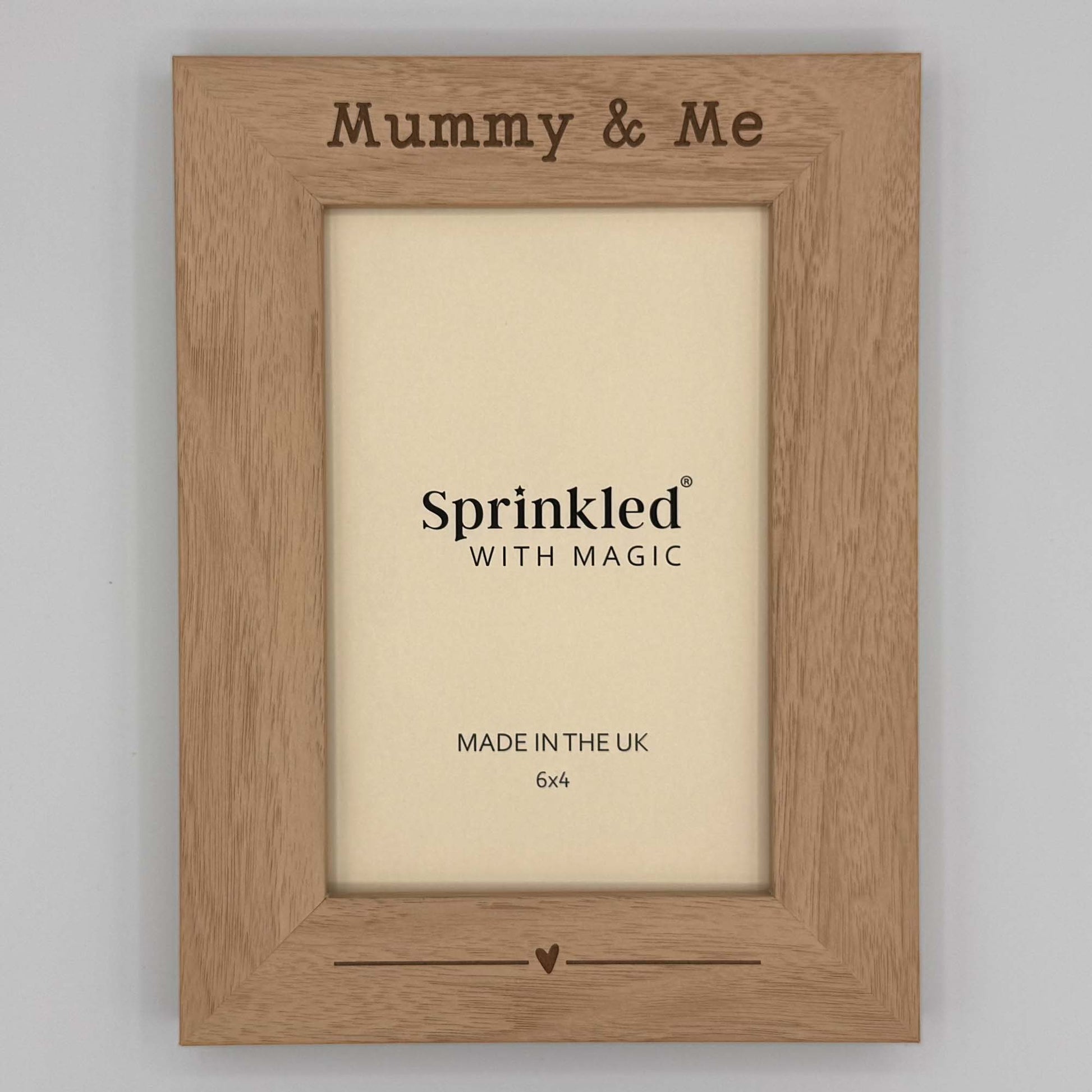 Mummy and Me portrait photo frame from Sprinkled with Magic