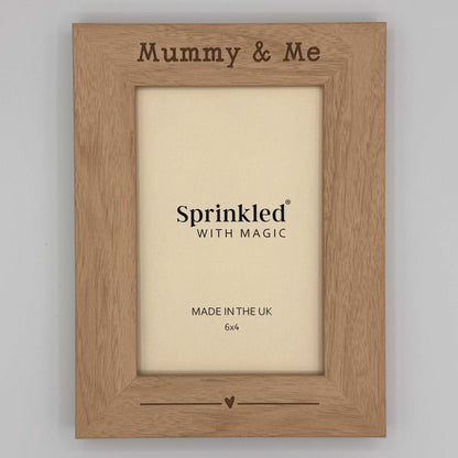 Mummy and Me portrait photo frame from Sprinkled with Magic