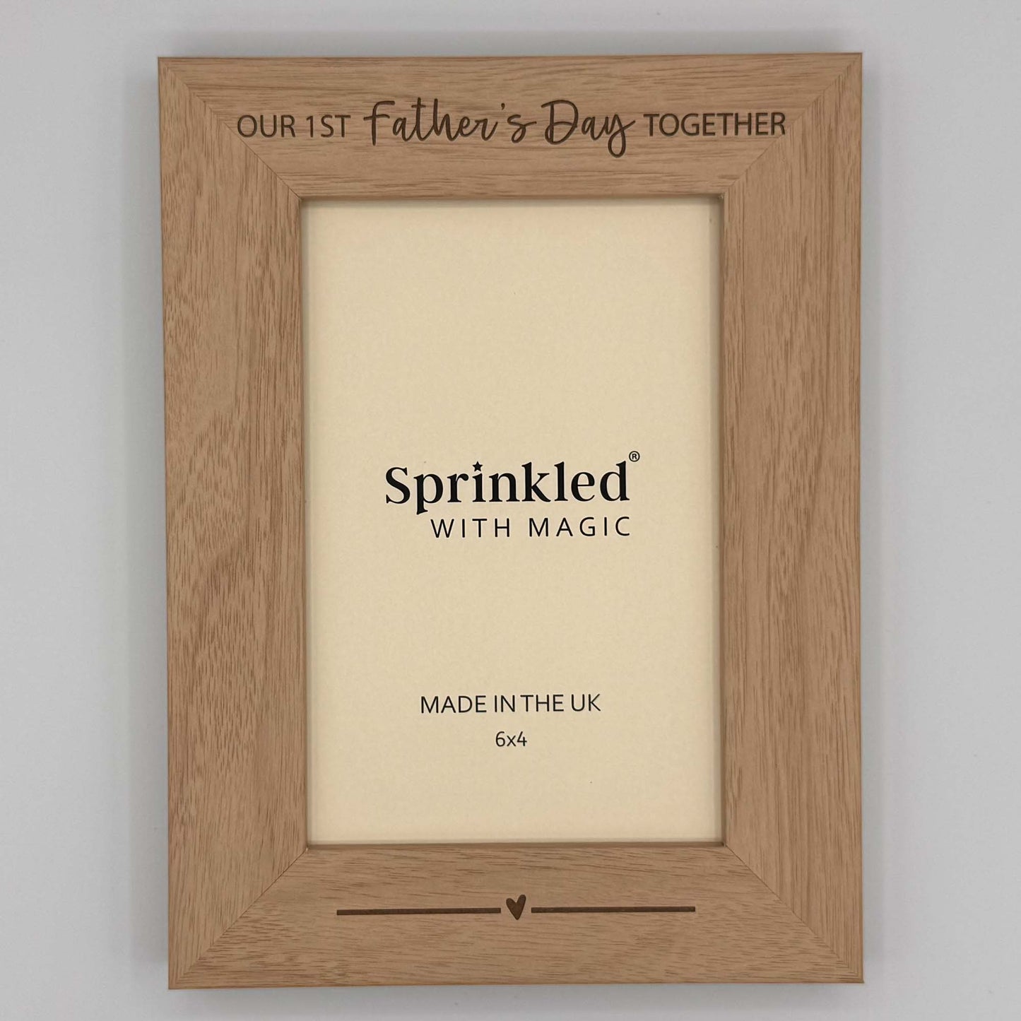 Our 1st Father's Day Together Photo Frame