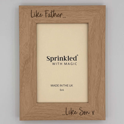 Like Father, Like Son Photo Frame