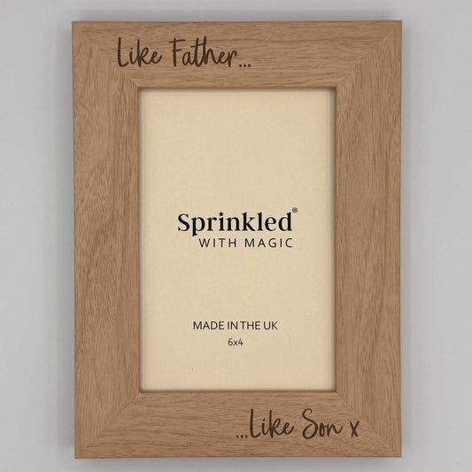 Like Father, Like Son Photo Frame