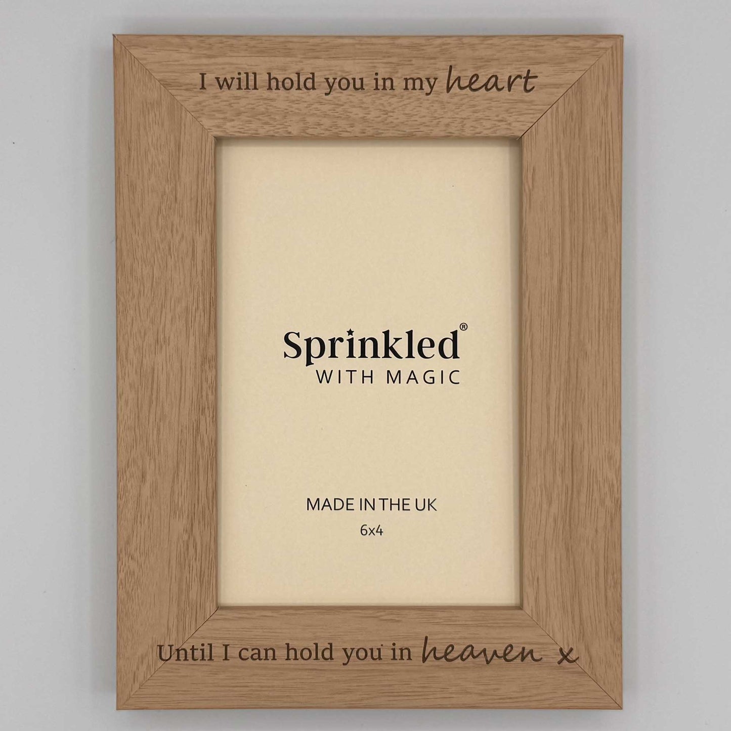 Memorial Photo Frame - I Will Hold You In My Heart..