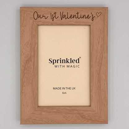 Our 1st Valentine's Photo Frame
