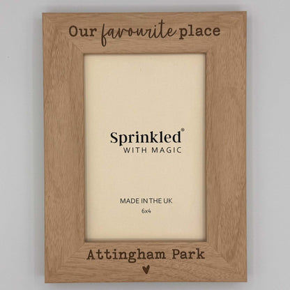 Our Favourite Place Personalised Photo Frame Gift