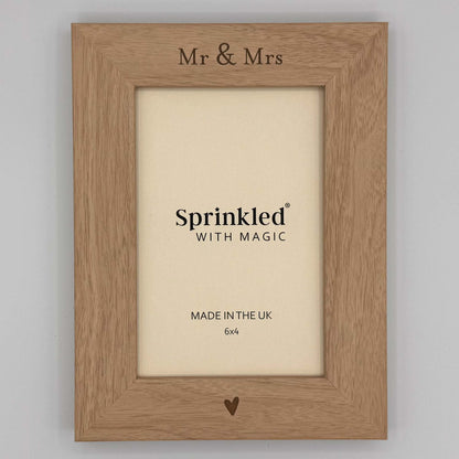 Mr & Mrs Photo Frame