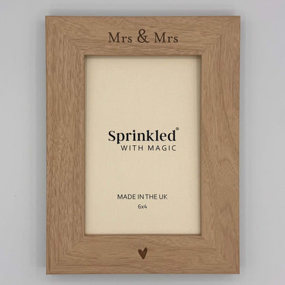 Mrs & Mrs Photo Frame