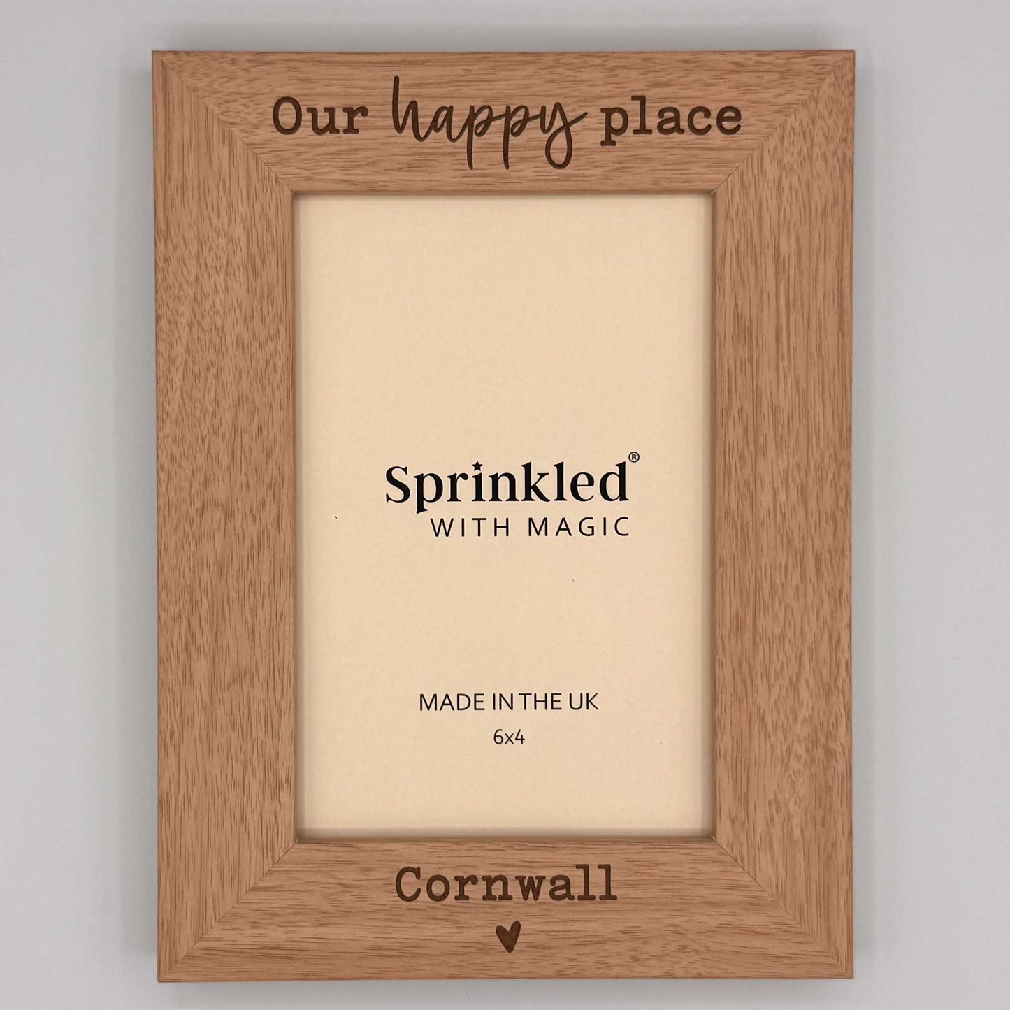 Our Happy Place Photo Frame - Any Placename