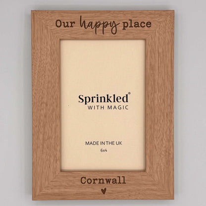 Our Happy Place Photo Frame - Any Placename