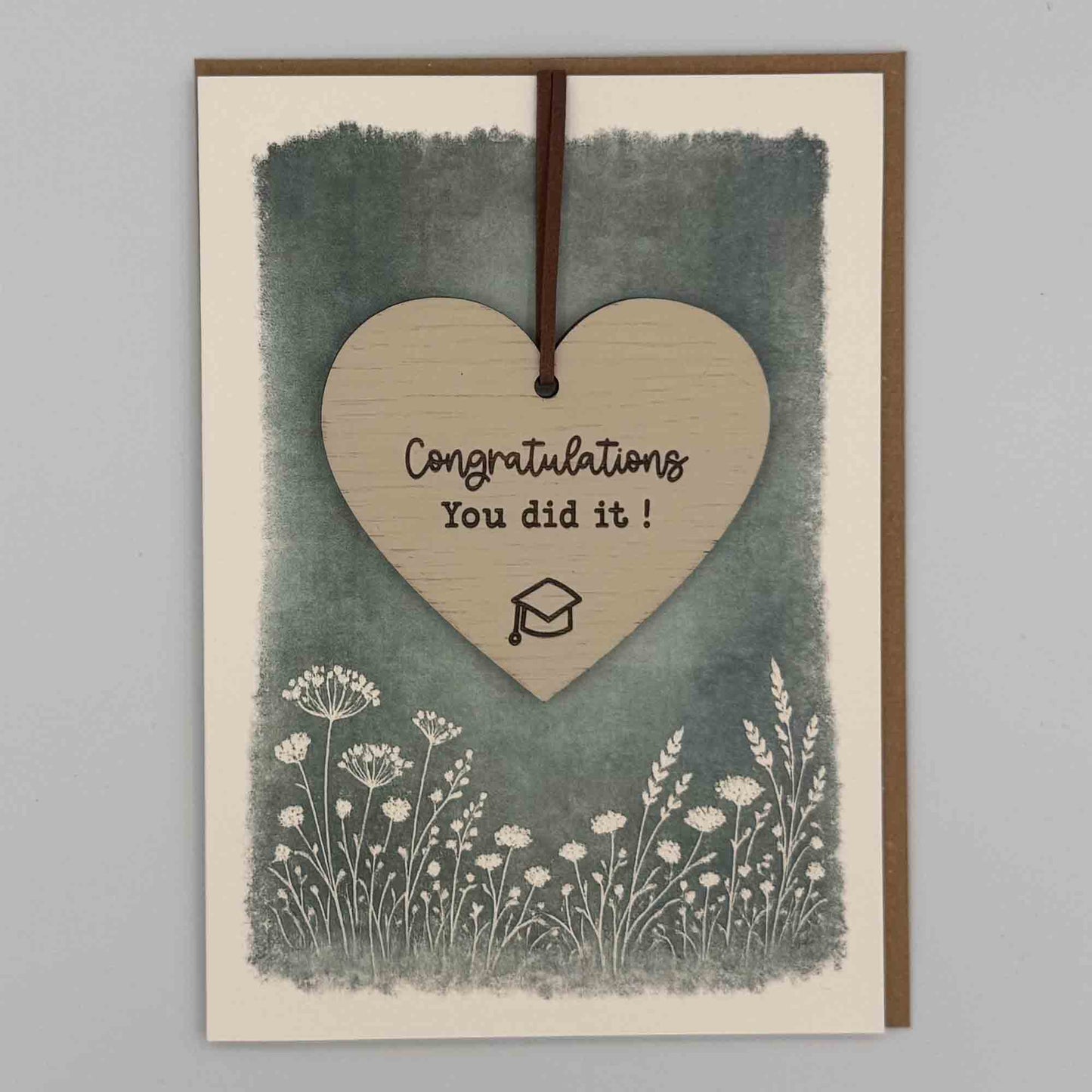 Keepsake Card - Congratulations Graduation Heart
