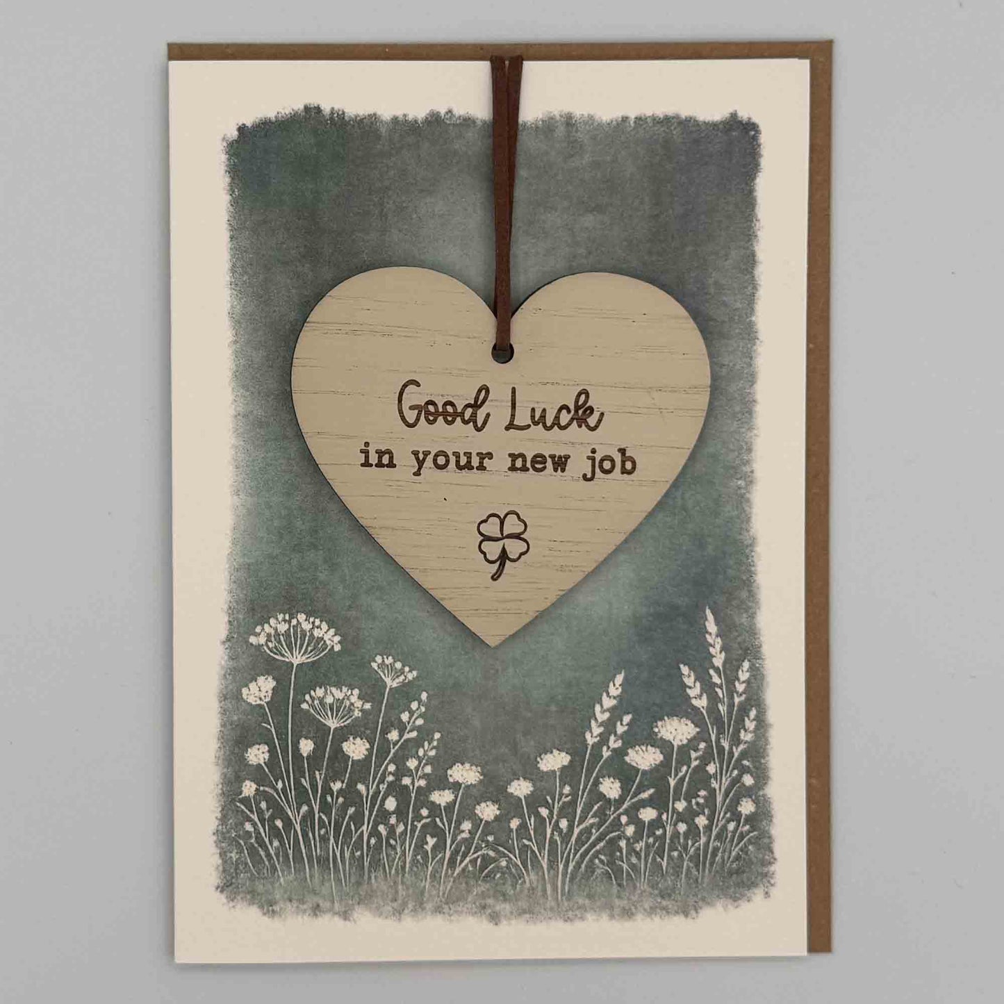 Keepsake Card - Good Luck In Your New Job Heart