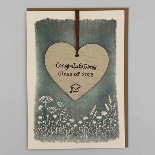 Keepsake Card - Congratulations Class Of Heart