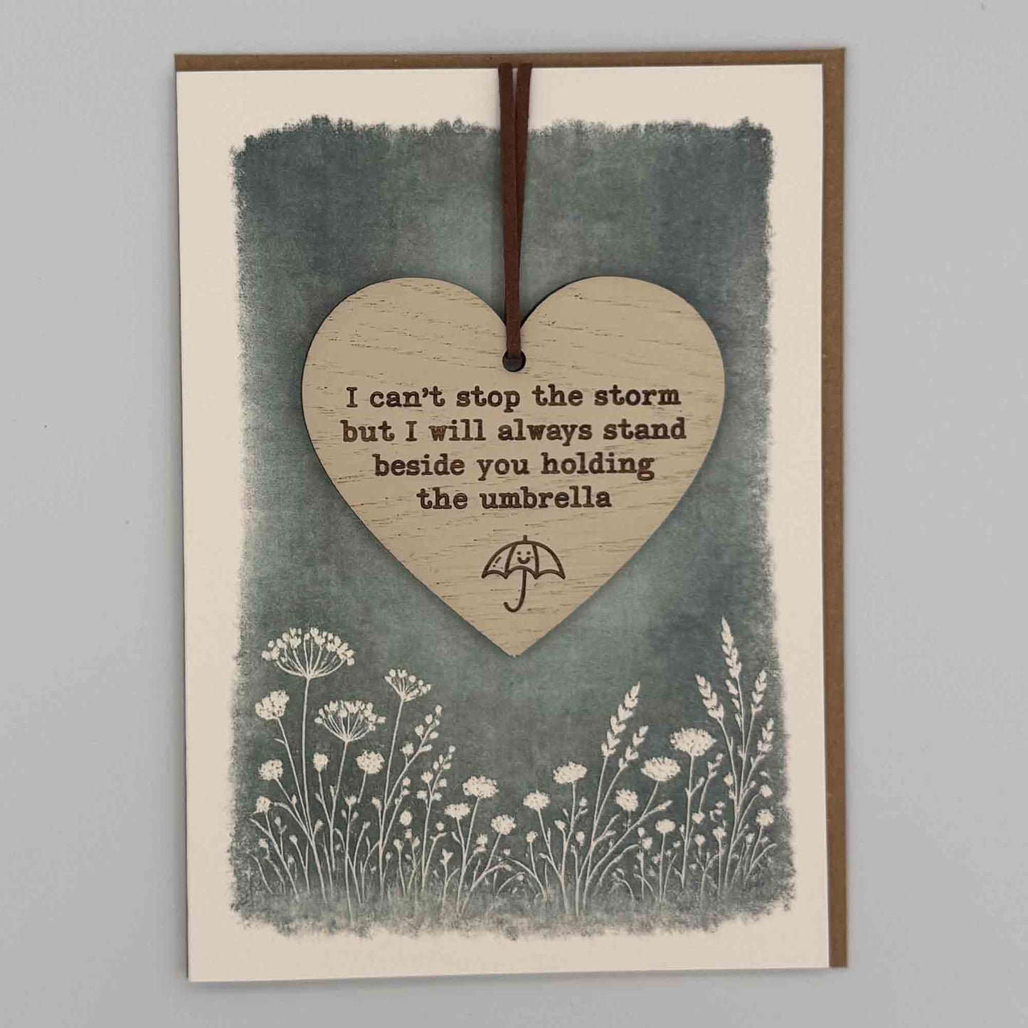 Keepsake Card - Can't Stop The Storm Heart