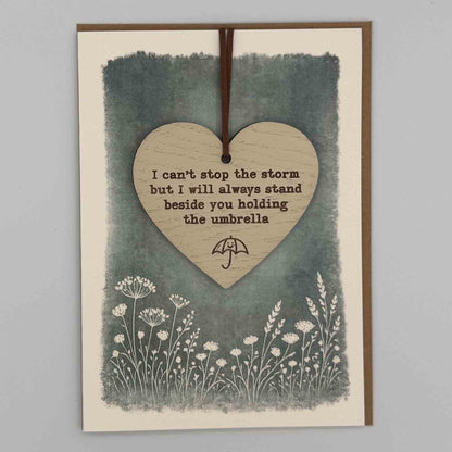 Keepsake Card - Can't Stop The Storm Heart