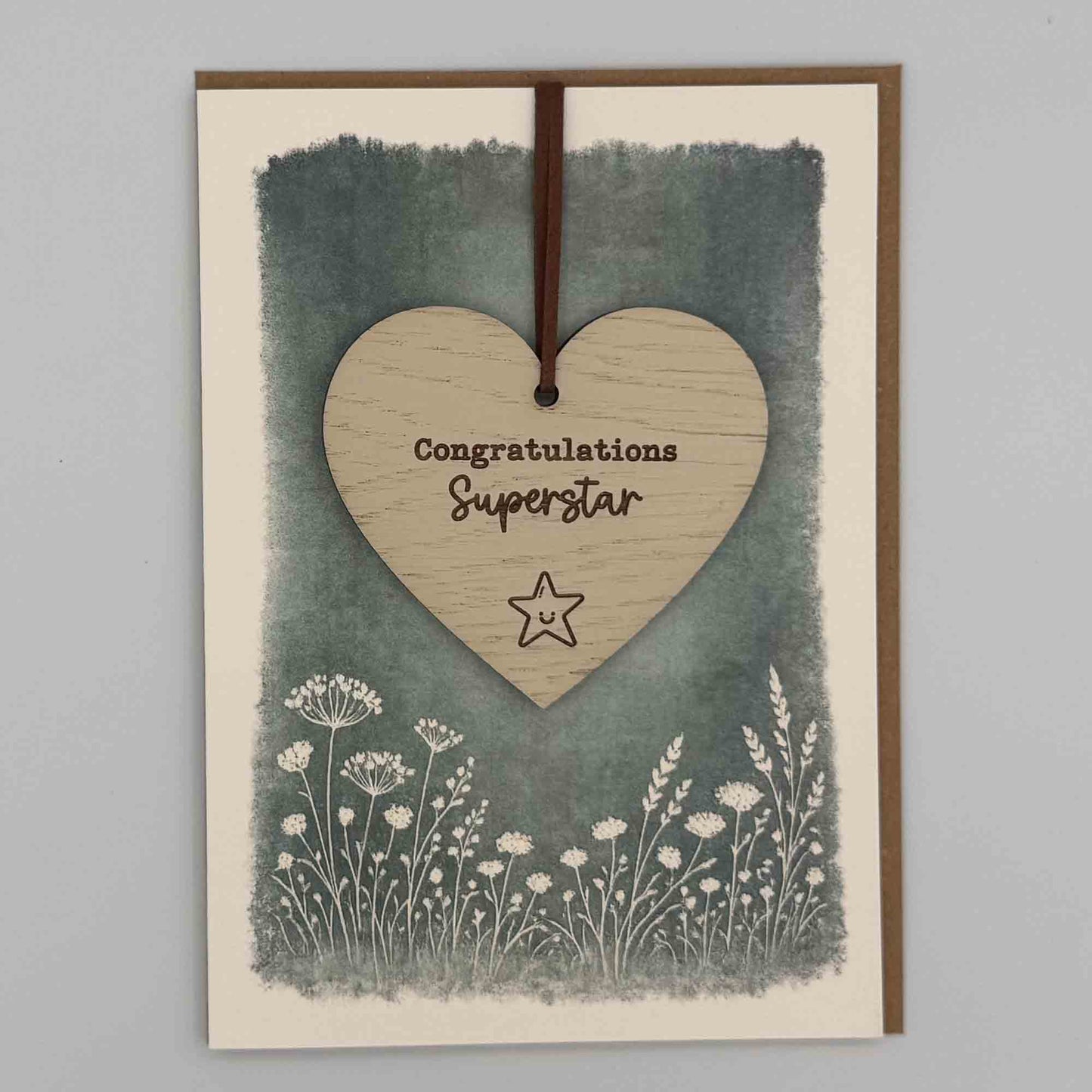Keepsake Card - Congratualtions Superstar Heart