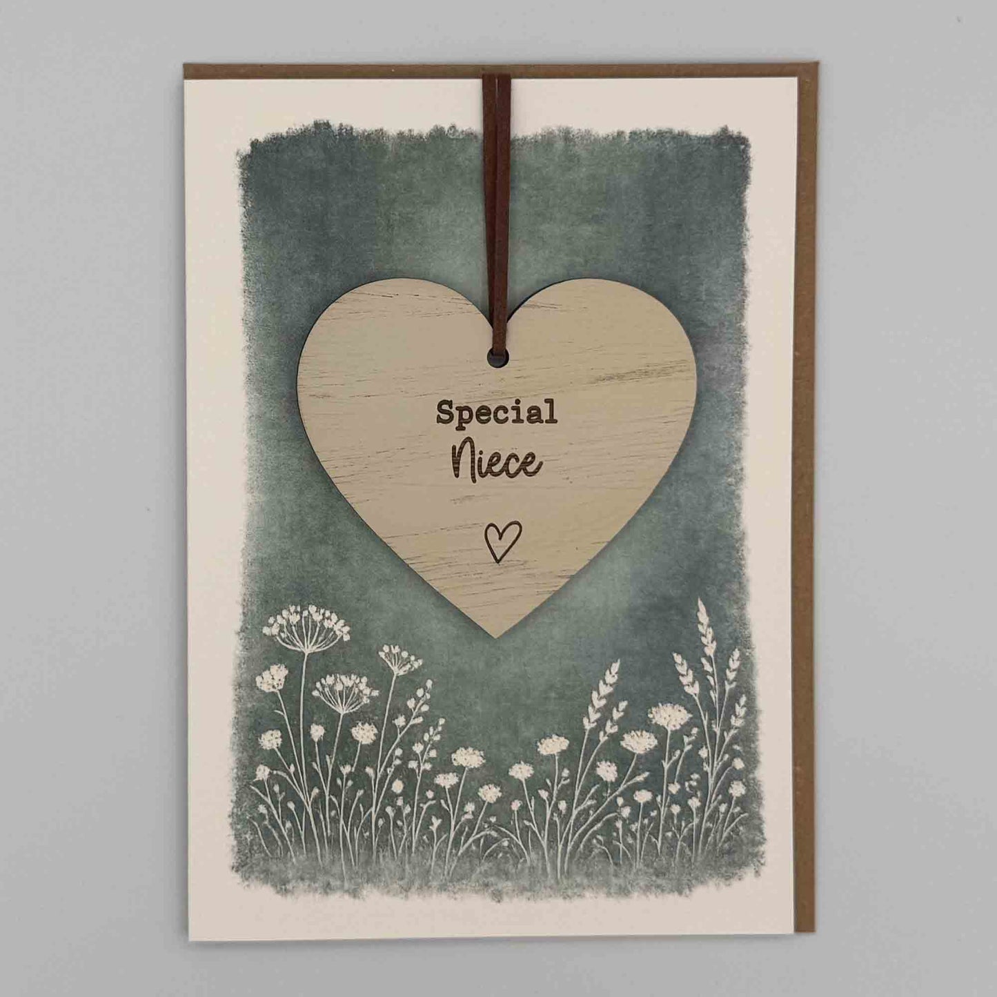 Keepsake Card - Special Niece Heart