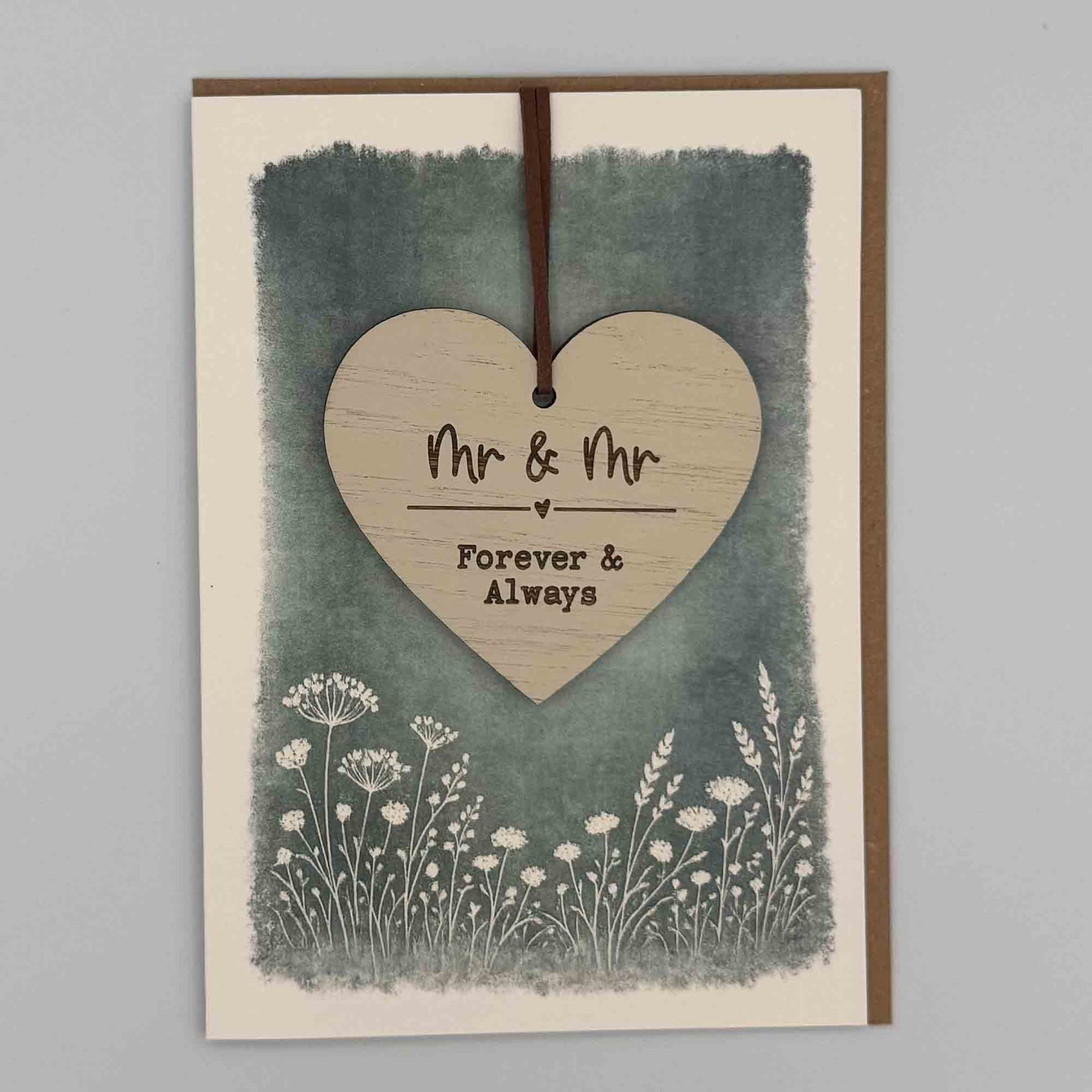 Keepsake Card - Mr & Mr Heart