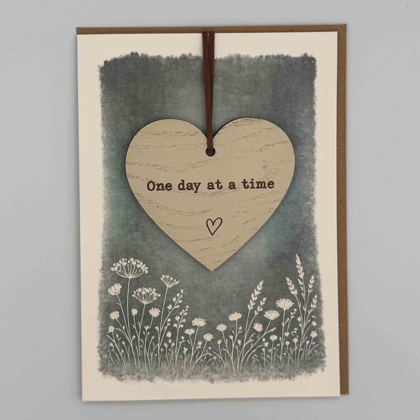 Keepsake Card - One Day At A Time Heart