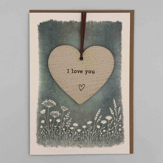 Keepsake Card - I Love You Heart