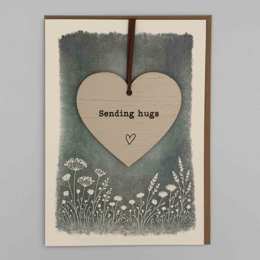 Keepsake Card - Sending Hugs Heart