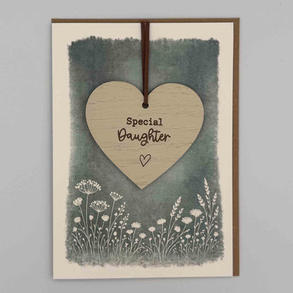 Keepsake Card - Special Daughter Heart