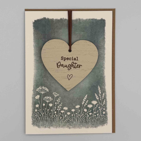 Keepsake Card - Special Daughter Heart