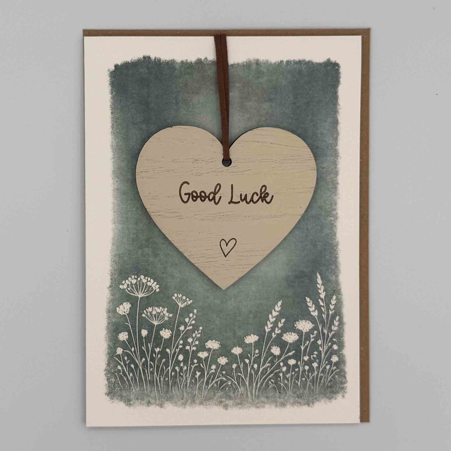 Keepsake Card - Good Luck (Heart) Heart