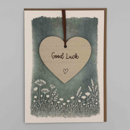 Keepsake Card - Good Luck (Heart) Heart