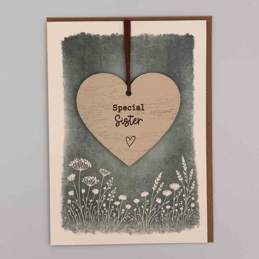 Keepsake Card - Special Sister Heart