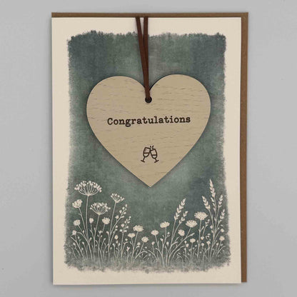 Keepsake Card - Congratulations Heart