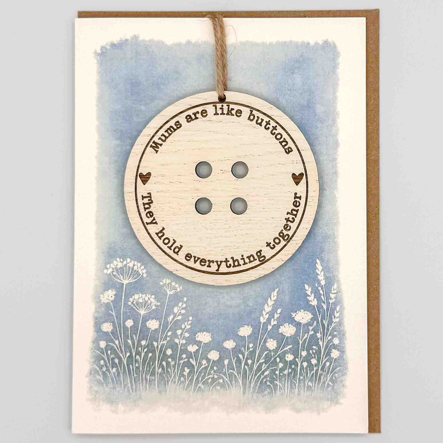 Keepsake Card - Mums Are Like Buttons