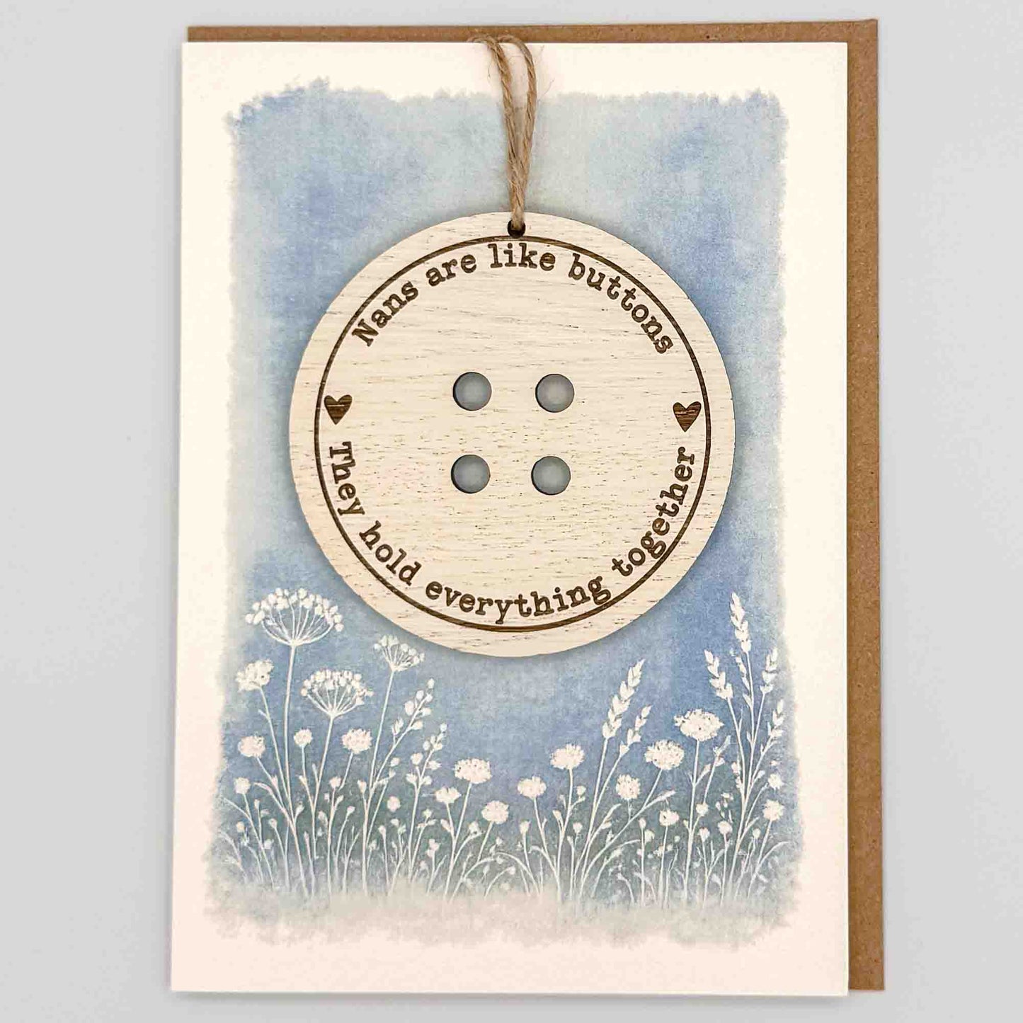 Keepsake Card - Nans Are Like Buttons