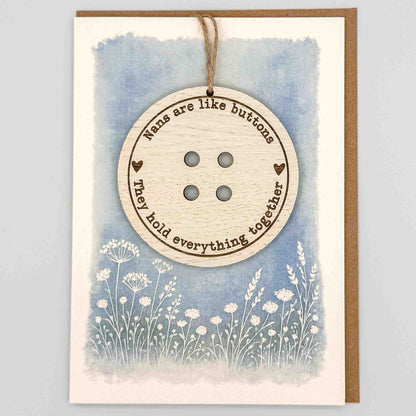 Keepsake Card - Nans Are Like Buttons