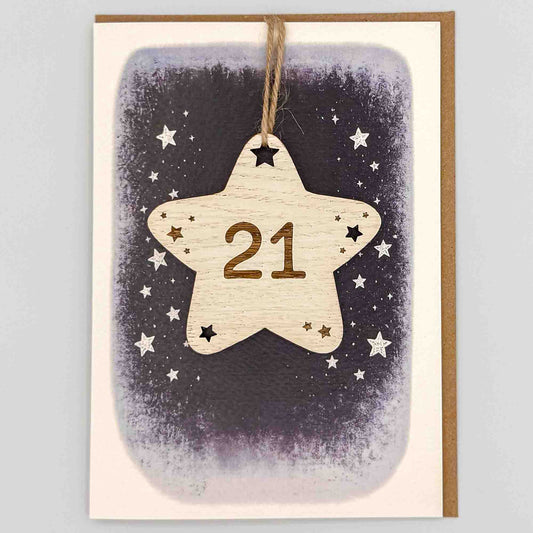 Keepsake Card - 21 Star