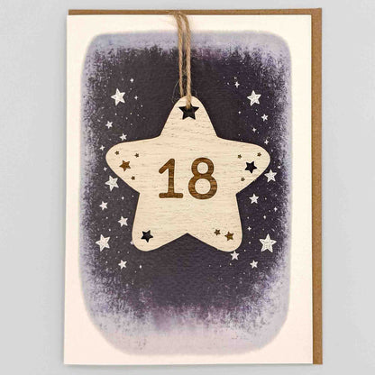 Keepsake Card - 18 Star