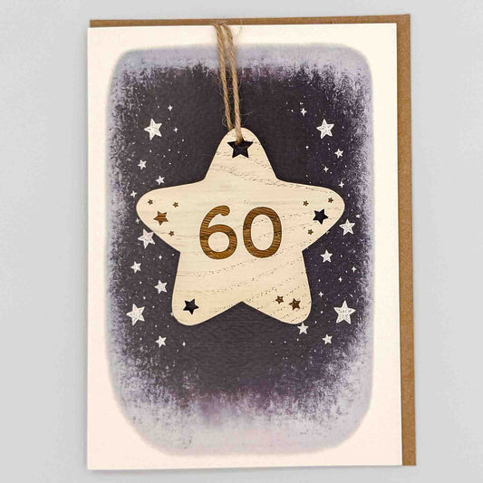 Keepsake Card - 60 Star
