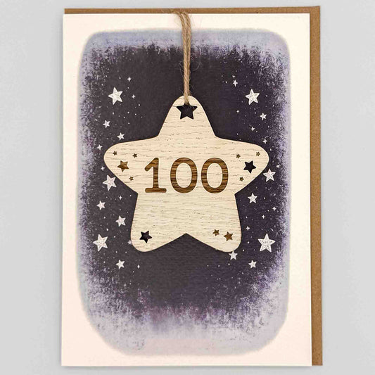 Keepsake Card - 100 Star