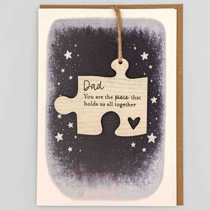 Keepsake Card - Dad - Hold Us Together Jigsaw