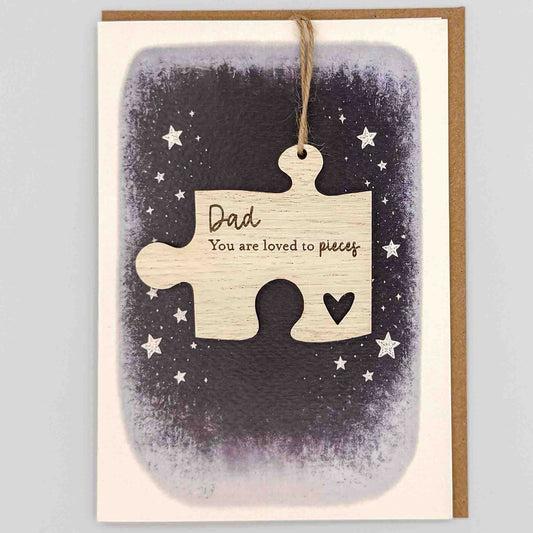 Keepsake Card - Dad - Loved To Pieces Jigsaw