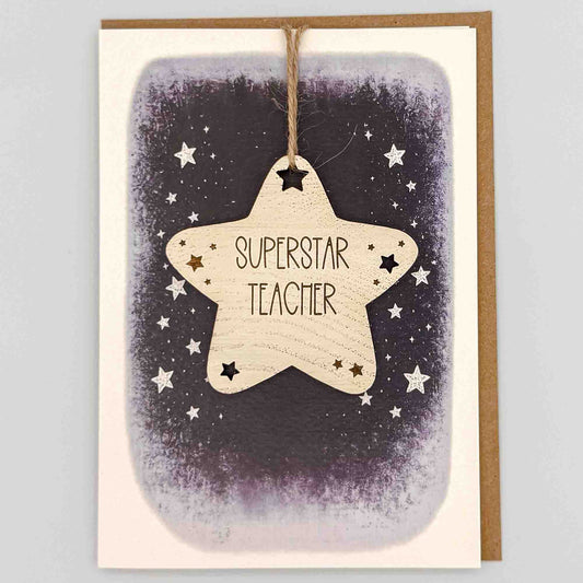 Keepsake Card - Superstar Teacher Star