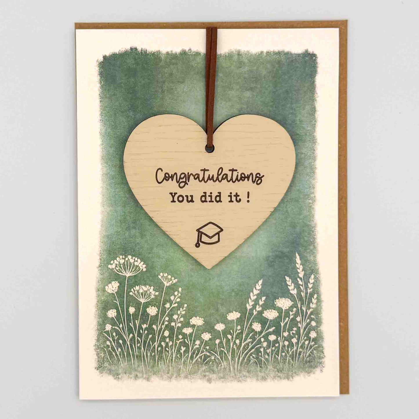 Keepsake Card - Congratulations Graduation Heart
